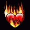 Flame heart